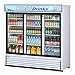 Turbo Air TGM-69R-N 78" Three-Section Glass Door Merchandiser w/Sliding Doors, 115v