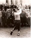 Bobby Jones B&W Golf Tee Shot 8x10 Photo