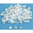 100 Clear AB Heart Shape Czech Glass Beads Jewelry 6mm