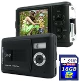 SVP Xthinn-706 Ultra Compact Digital Still Camera with Video Mode (16GB SDHC Card Included)