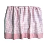 Tadpoles Basics Pink Gingham Crib Skirt
