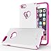 iPhone 6S Case, Vena [vLove] Heart-Shape Rear Window Dual Layer Hybrid Bumper Cover for Apple iPhone 6 2014 / 6S 2015 (4.7