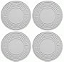 CoasterStone Greek Key Embossed Sandstone Coasters, Set of 4