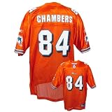 Reebok NFL Equipment Miami Dolphins #84 Chris Chambers Orange Alternate Replica Football Jersey
