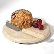Marble Cheese Board with Knife