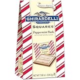 Ghirardelli Limited Edition Peppermint Bark Squares Bag, Milk Chocolate, 7.9 Ounce