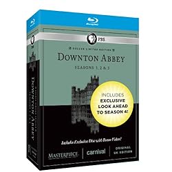 Masterpiece: Downton Abbey Seasons 1, 2 & 3 Deluxe Limited Edition (Amazon Exclusive Season 4 Bonus Features) [Blu-ray]