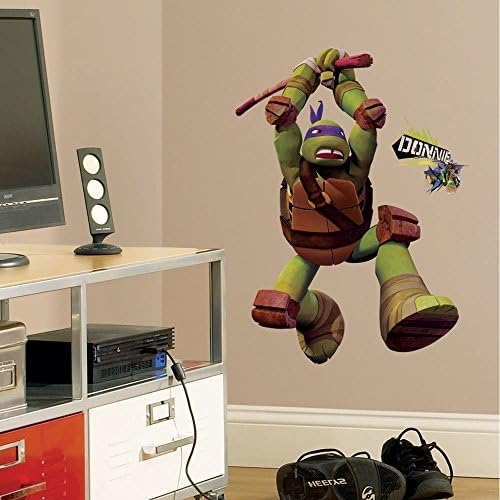 New Giant DONATELLO WALL DECALS Teenage Mutant Ninja Turtles Stickers Kids Decor