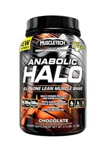 Muscletech Anabolic Halo All In One Lean Muscle Shake, Chocolate, 2.4 Pound