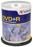Verbatim 8x 4.7 GB DVD+R (100-Pack Spindle)