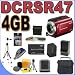Sony DCR-SR47 Hard Disk Drive Handycam® Camcorder (Red)