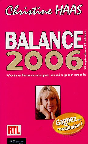 Balance : 23 Septembre 23 octobre by Christine Haas