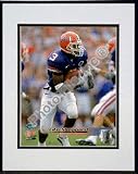 Lito Sheppard Florida Gators 2000 Action Double Matted 8 x 10 Photograph In Black Anodized Alum