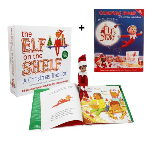 The Elf on the Shelf: i'm a boy,A Christmas Tradition with Blue Eyed North Pole with Bonus Official