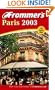 Frommer's(r) Paris 2003