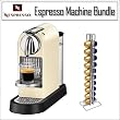 Nespresso CitiZ White Espresso Machine D110WH D110 60S With Swissmar Vista 40 Nespresso Coffee Capsule Holder