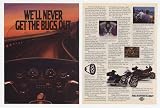 1987 Harley-Davidson Electra Tour Glide Motorcycle 2-Page Print Ad (21939)