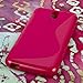 MPERO FLEX S Series Protective Case for HTC Desire 610 - Hot Pink