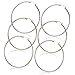 Areke Stainless Steel Large Hoop Earrings For Women,Hypoallergenic Set of 3 Pairs Golden Rose Gold Silver