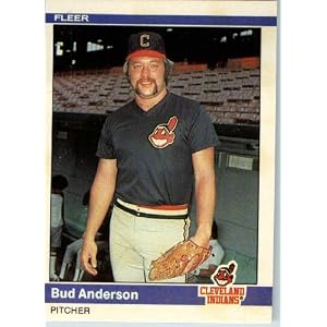 Buy 1984 Fleer # 533 Bud Anderson Cleveland Indians Baseball Card - Mint Condition - Shipped In A...