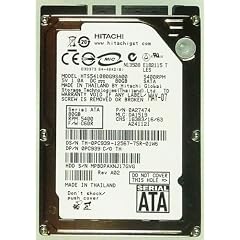 Notebook 80GB Hitachi HTS541080G9SA00 S-ATA ID10465