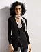 Apparel : Tunic-length cardigan