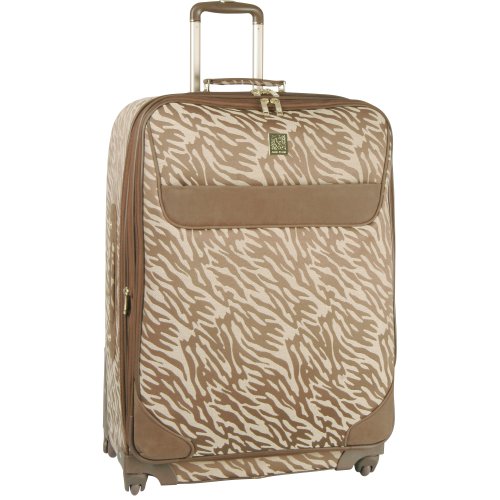 Anne Klein Lions Mane 17 Inch Expandable Spinner, Brown/Tan, One Size