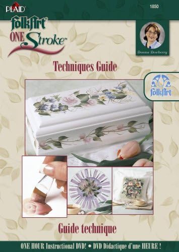 One Stroke Painting 1850 Folk Art DVD, Technique with Donna by One Stroke
