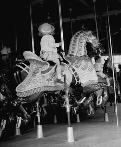 Carousel Horse by unknown . Art Print Poster 10.00 X 12.06