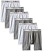 Champion Men's 6-Pack Performance Stretch Long Leg Boxer Brief
