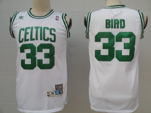 NBA Boston Celtics Larry Bird Swingman Jersey (Green, Large)
