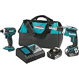Makita XT256MB 18V LXT Cordless 2-Pc. Combo Kit (4.0Ah) [並行輸入品]