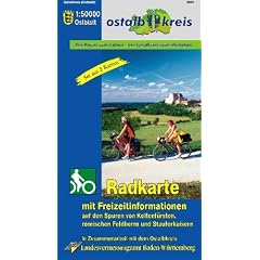 Ostalbkreis 1 : 50 000: Radkarte mit Freizeitinformationen auf den Spuren von Keltenf�rsten, r�mischen Feldherren und Stauferkaisern Ma�stab 1:50000.  (Set aus 2 Karten)