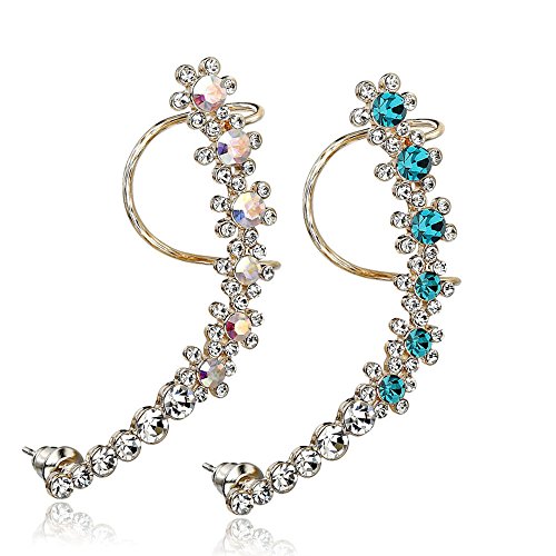 CIShop Elegant Diamond Earring Stud EarWrap Earring Gothic Punk Earcuff,Left Ear