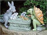 Outdoor Living : E-V Tortoise VS Hare Checkers In Full Color