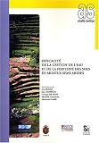 Efficacit� de la gestion de l'eau et de la fertilit� des sols en milieux semi-arides