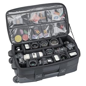 Tamrac 694 Big Wheels Rolling StrongBox LP4 Camera Rolling Case (Black)