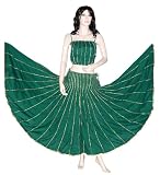 Ethnic Indian Boho Gota Work Cotton Belly Dance Gypsy Lehenga