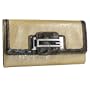 Women's Camden Stone/Multi Synthetic Leather Tri-Fold Wallet: Stone/Multi Tri-Fold