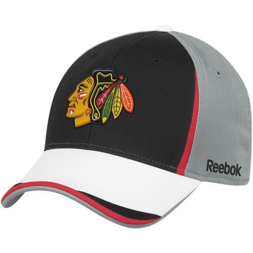 NHL Chicago Blackhawks Draft Flex Fit Cap (GTE,Small/Medium)