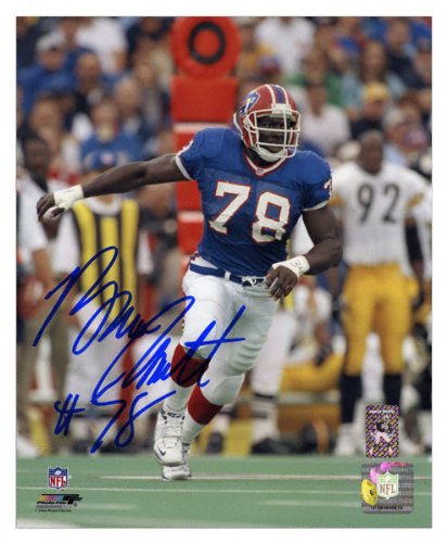 Mounted Memories Buffalo Bills Bruce Smith Signed 8X10 Photo