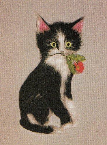 Tokyo Culture embroidery kit No419 Kitten (No. 3) (Bunka Embroidery / Kits No.419)