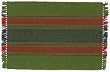 Durable Hand Woven 100% Cotton Striped Placemat 12x18 Inches Set of Six