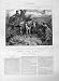 1876 Country Scene Horse Cart Lady Man Trees Old Print