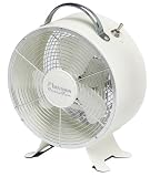 Bestron DFT1807W Tischventilator Retro 21 cm weiss
