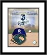 Kansas City Royals MLB Framed 8x10 Photograph Team Logo and Baseball Cap Collage