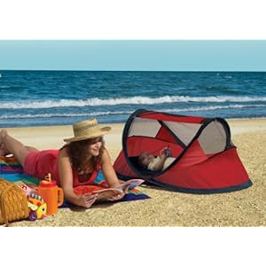 Kidco PeaPod Infant Travel Bed with Tie Downs P101-RED