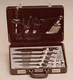 12pc Concord High Quality Cutlery knife Knives Set with Brief Case