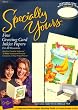 Specially Yours Textured Ivory/Emerald Trim InkJet Greeting Card Paper
