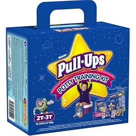 Huggies Pull-Ups Training Pants, Boys, 2T-3T, 17 Piece Kit